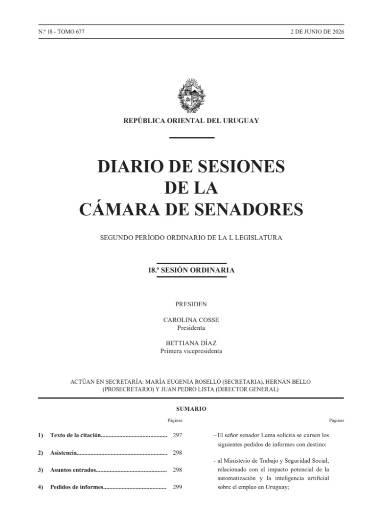 DIARIO DE SESIONES DE LA CAMARA DE SENADORES del 02/06/2026
